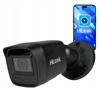 Kamera IP IPCAM-B4-P czarna 2K+ 4MPx HiLook zewnętrzna monitoring tubowa